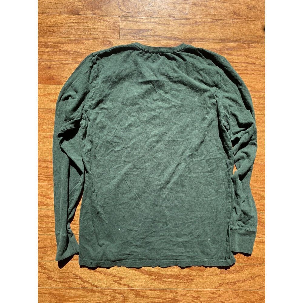 American Eagle Outfitters‎ Athletic Fit Green Long Sleeved Shirt Size Medium - Picture 2 of 4